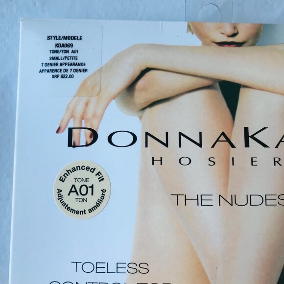 Donna Karan Hosiery,  A01, 0A069, Toeless Control Top Size : S - Picture 2 of 5